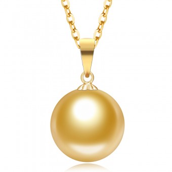 Mặt dây chuyền vàng 18k ngọc trai South Sea 8-16mm Seiiko