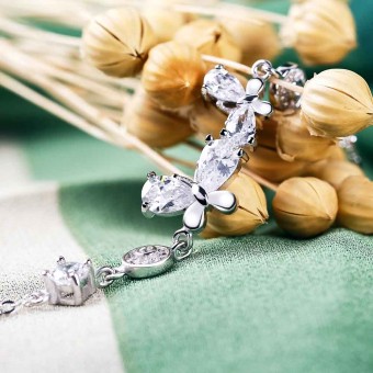 Lắc tay bạc Beautiful Butterfly