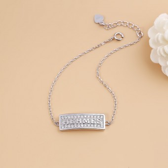 Lắc tay bạc Hermes
