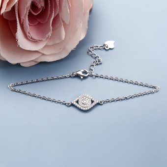   Lắc tay bạc Jella Love   