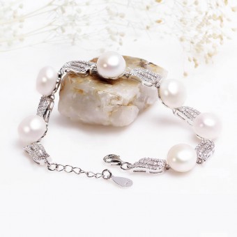 Lắc tay bạc Seaway Pearl 