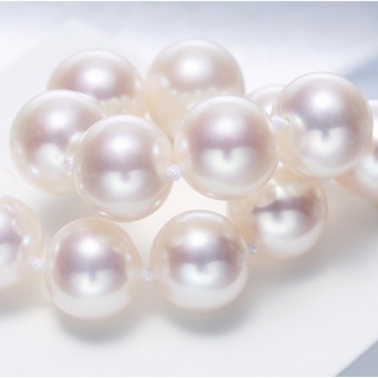 Lắc tay vàng 18k ngọc trai thật 8.5-9.5mm Puy