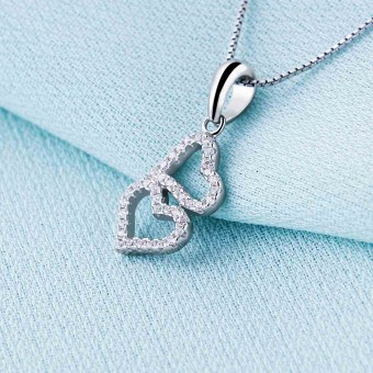 Mặt dây chuyền bạc Sweet Love Heart