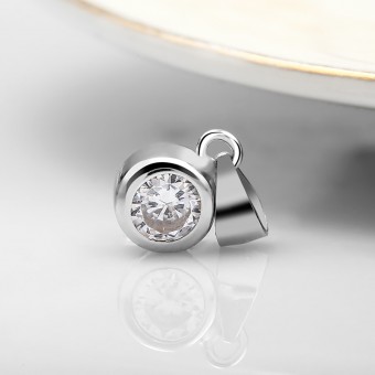Mặt dây chuyền bạc Adalia Circle 