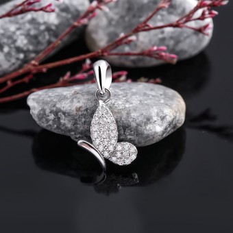 Mặt dây chuyền bạc Alfa Butterfly