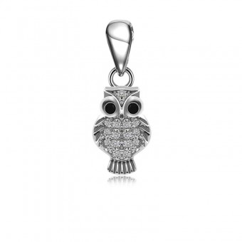 Mặt dây chuyền bạc Beauty Owl