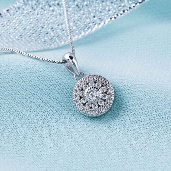 Mặt dây chuyền bạc Circle Of Love