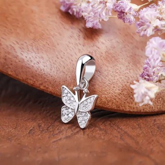 Mặt dây chuyền bạc Daniella Butterfly