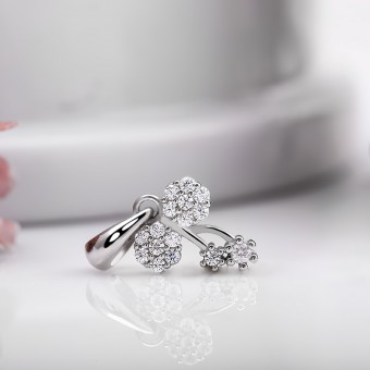 Mặt dây chuyền bạc Edna Bow