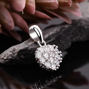 Mặt dây chuyền bạc Gabriella 