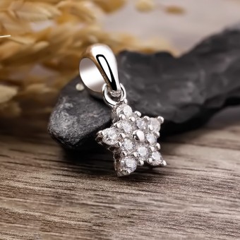 Mặt dây chuyền bạc Hailey Star