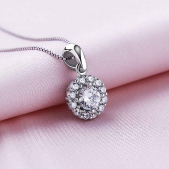 Mặt dây chuyền bạc Her Love