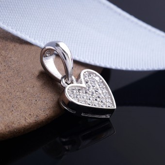 Mặt dây chuyền bạc Lena Heart