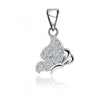 Mặt dây chuyền bạc Linda Butterfly