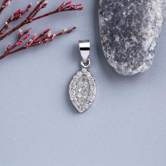 Mặt dây chuyền bạc Little Leaf
