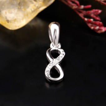 Mặt dây chuyền bạc Love Eight 