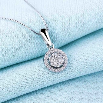 Mặt dây chuyền bạc Moon Love   