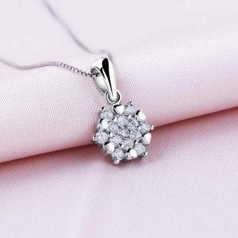  Mặt dây chuyền bạc Moonlight Love  