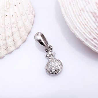 Mặt dây chuyền bạc Pretty Pouch