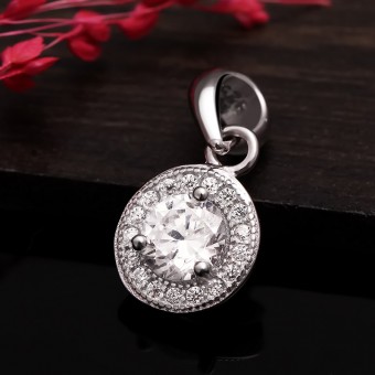 Mặt dây chuyền bạc Selena Circle