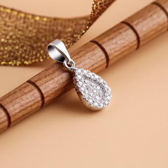 Mặt dây chuyền bạc Silent Tears