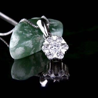 Mặt dây chuyền bạc Snowflake Love