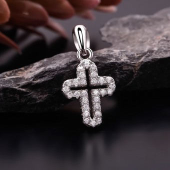 Mặt dây chuyền bạc The Cross