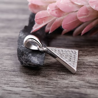 Mặt dây chuyền bạc The Triangle