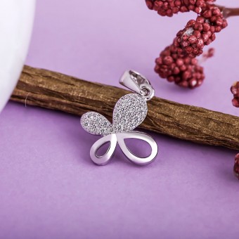 Mặt dây chuyền bạc Tiny Butterfly