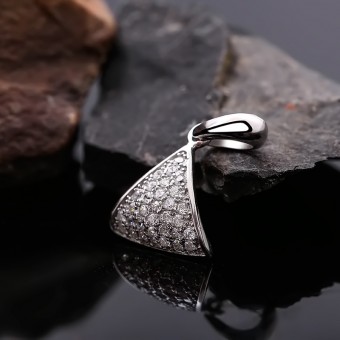 Mặt dây chuyền bạc Triangular
