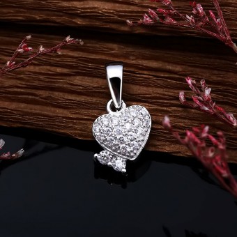 Mặt dây chuyền bạc Trixi Heart 