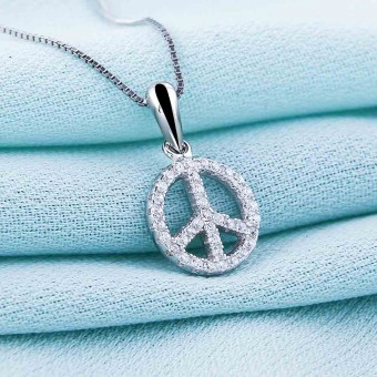 Mặt dây chuyền bạc Wheel Sweet Love