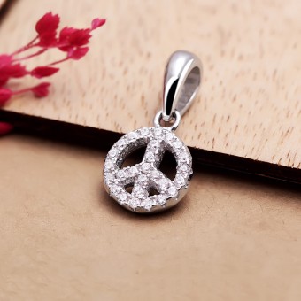 Mặt dây chuyền bạc Wheel Sweet