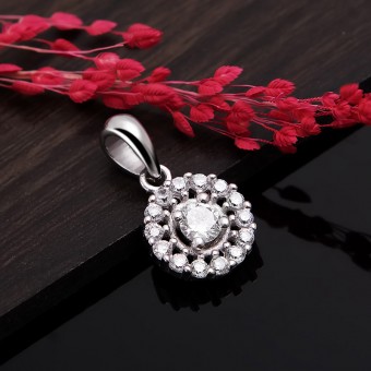 Mặt dây chuyền bạc Whitening