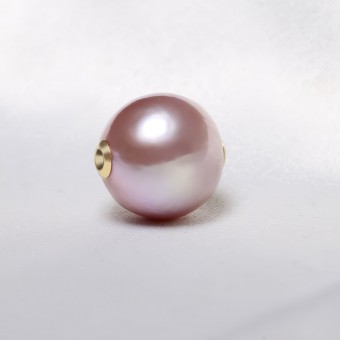 Mặt dây chuyền vàng 18k ngọc trai thật 10-11mm Bino