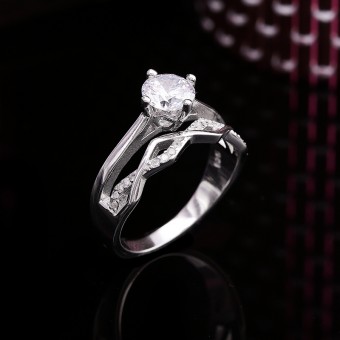 Nhẫn bạc Basil Love