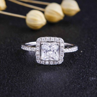 Nhẫn bạc Classic Love