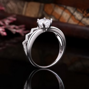 Nhẫn bạc Iris