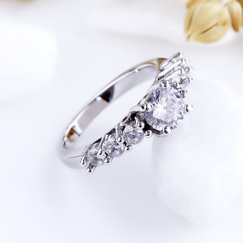 Nhẫn bạc Jasmine