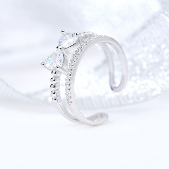 Nhẫn bạc Little Bow