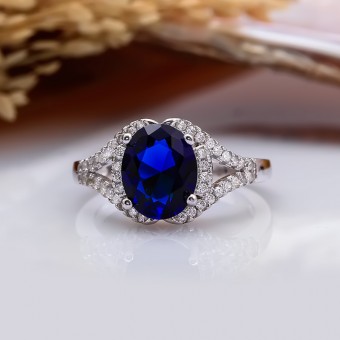 Nhẫn bạc Navy Lady 