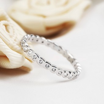 Nhẫn bạc Simple Style 1