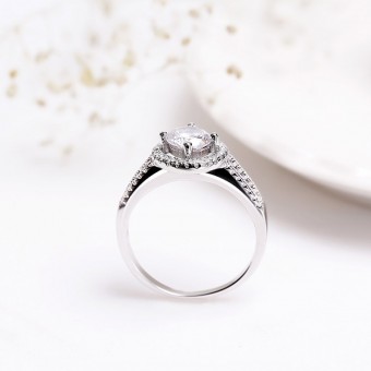Nhẫn bạc Sun Love