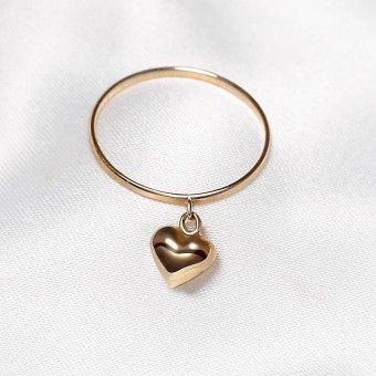 Nhẫn vàng 18k Heartain Love