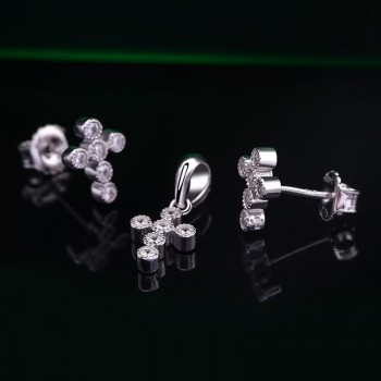 Bộ trang sức bạc Layla Cross