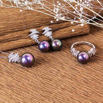 Bộ trang sức bạc Tiara Pearl