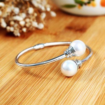 Lắc tay bạc Ely Pearl