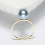 Nhẫn vàng 18k ngọc trai thật size 7.5mm-9.5mm Akoya đính Kim cương