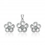 Bộ trang sức bạc Isabelle Flower 1