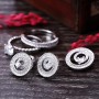 Bộ trang sức bạc Luxury Circle 2